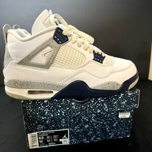 Size 8.5 - Nike Air Jordan 4 Retro Midnight Navy Men's Shoes